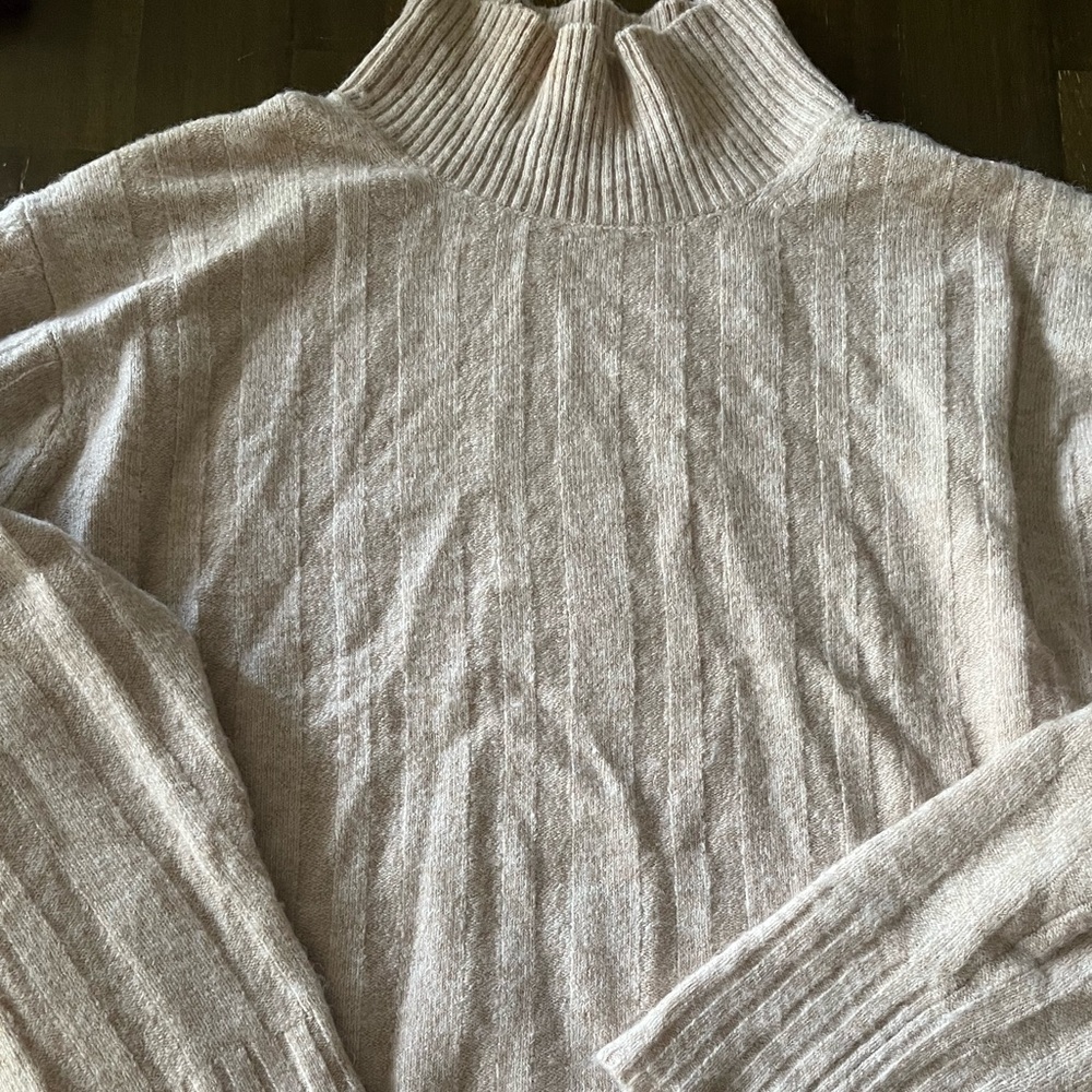 J crew rib mockneck soft super yarn xs - Picture 2 of 4